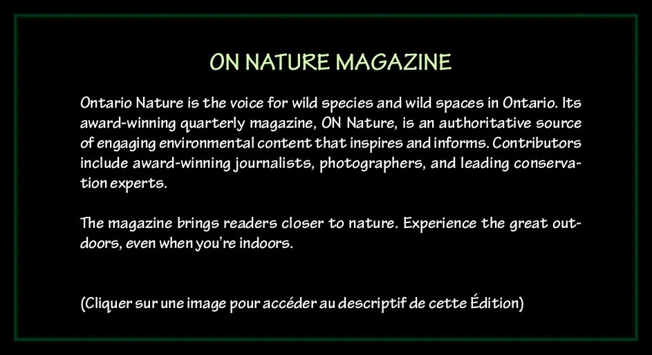 [ON Nature Magazine]